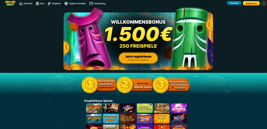 Amazon Slots Online-Casino Spiele-Lobby