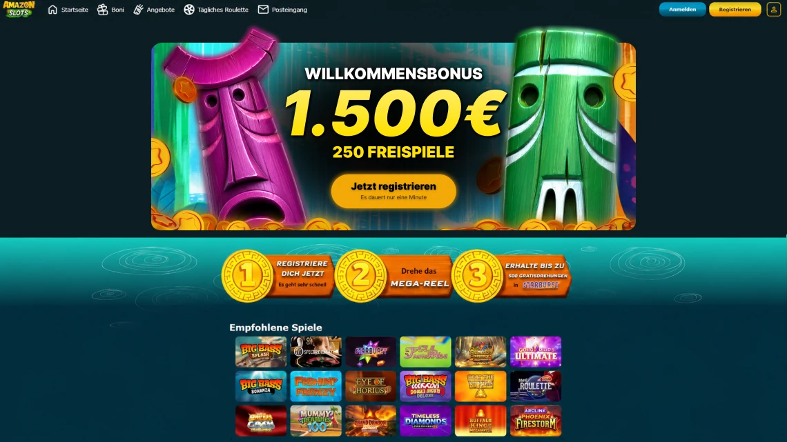 Amazon Slots Online-Casino Spiele-Lobby