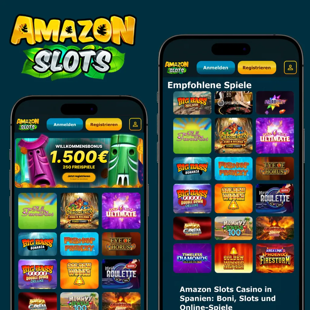 Amazon Slots Login und Registrierung